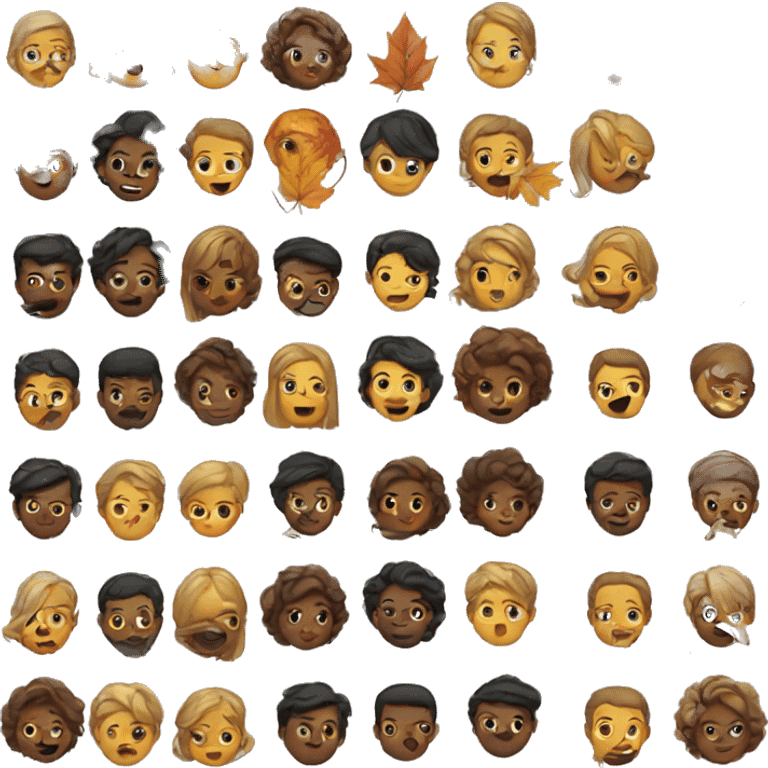 Fall emojis emoji