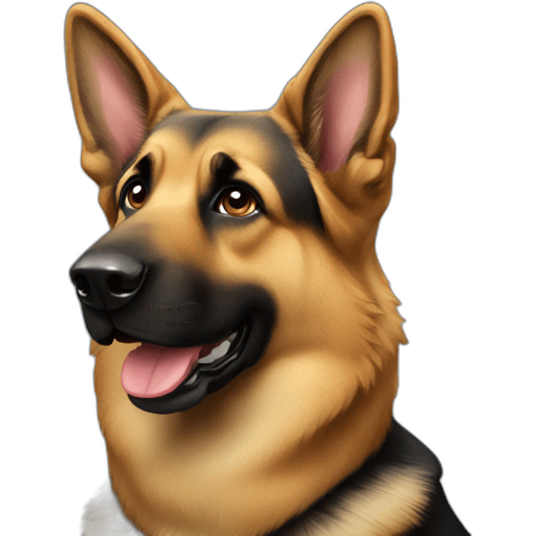 German Shepard  emoji