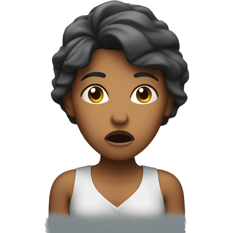 Frustrated woman emoji