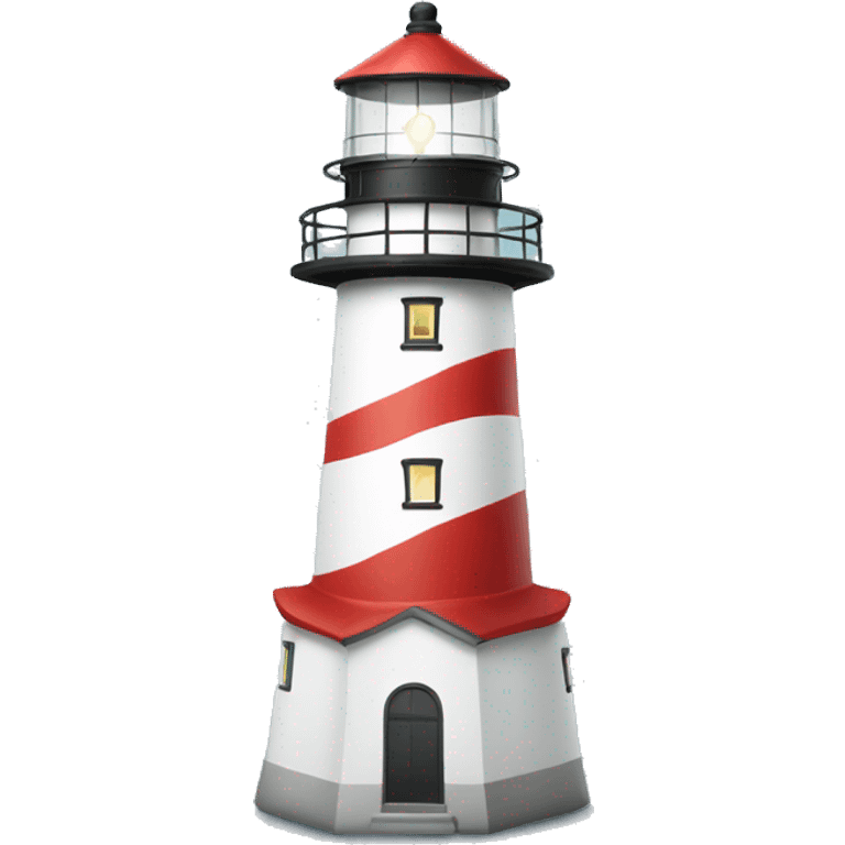 Light house wearing a hat  emoji