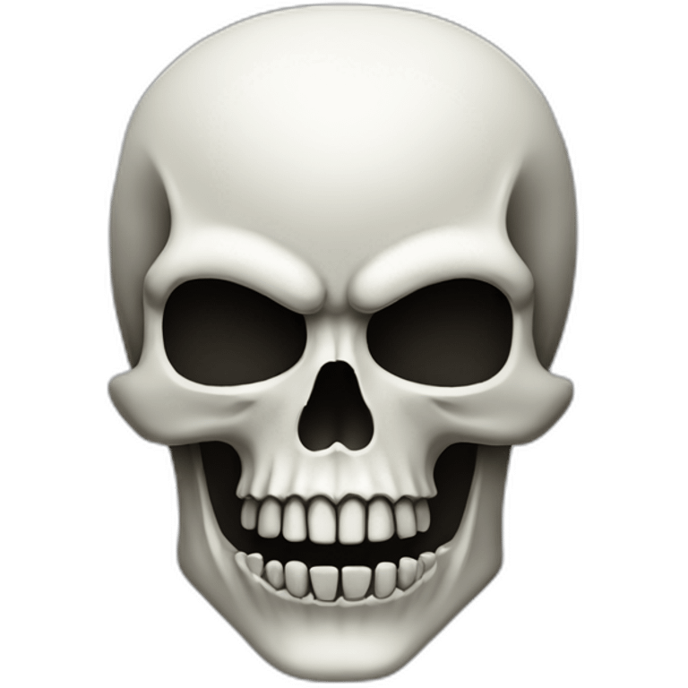 Slash skull design emoji