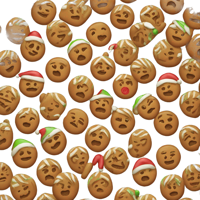 ginger bread christmas emoji