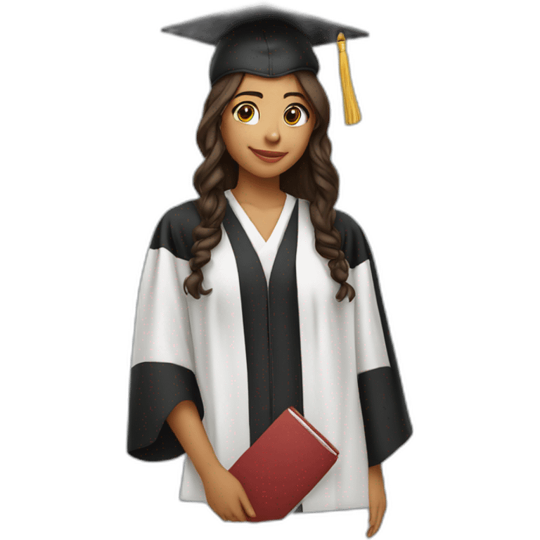 girl CS senior 🎓🎓👩🏻👩🏻 emoji