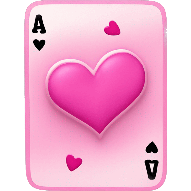 Pink uno reverse card with hearts and sparkle emoji