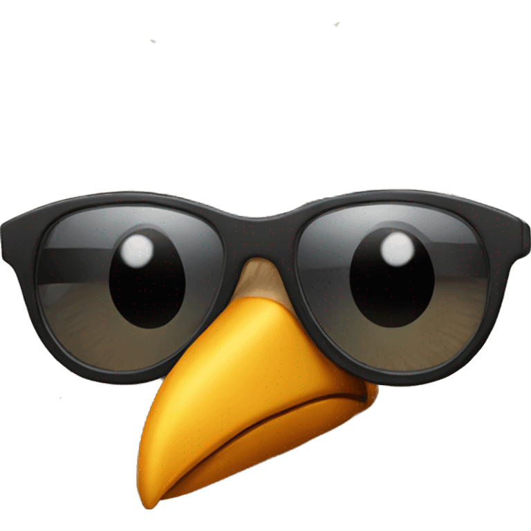 bird with sunglass emoji