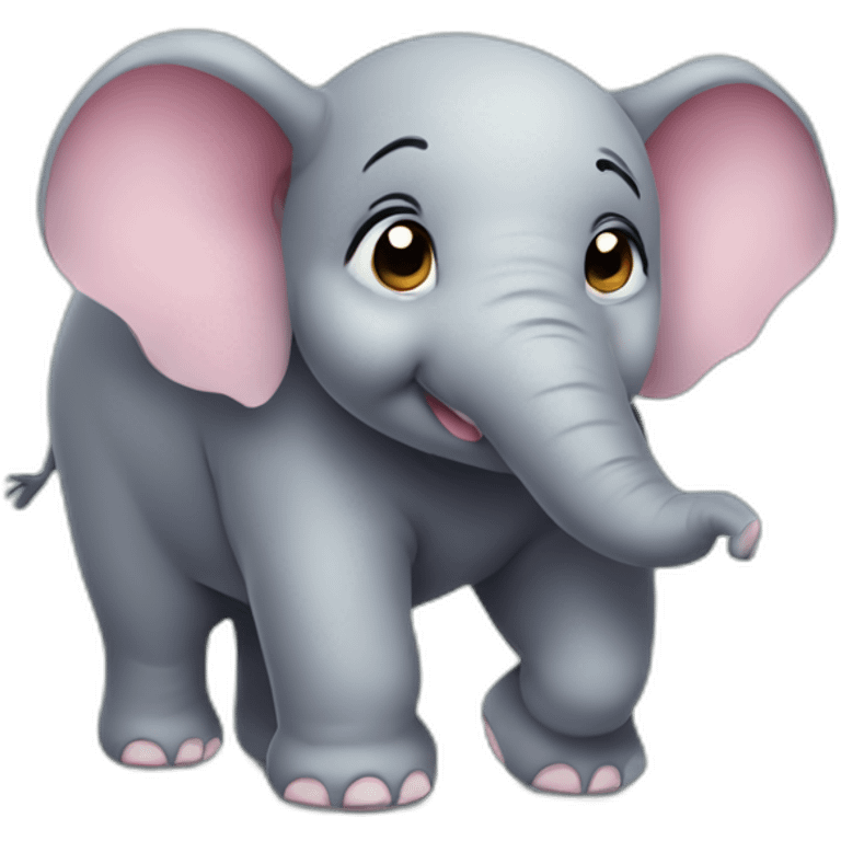 cute chubby elephant emoji