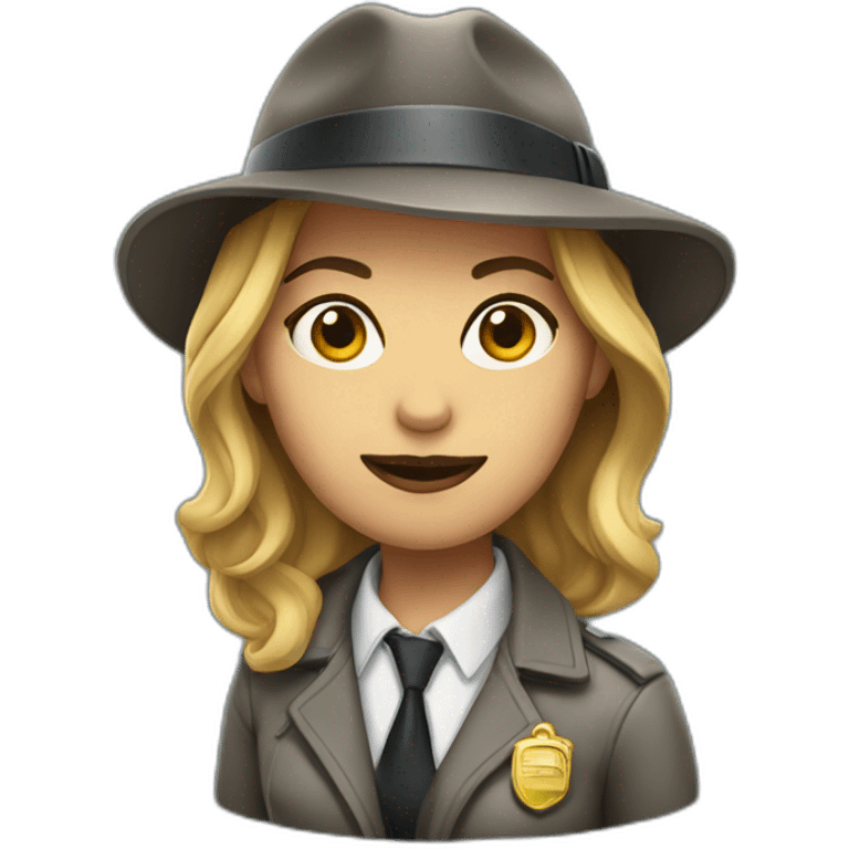 Detective woman emoji