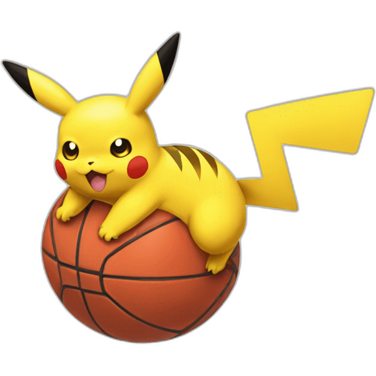 Pikachu in pokrball emoji