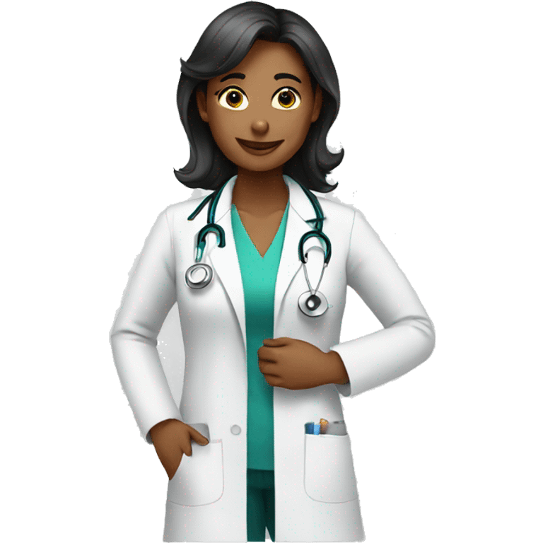 A women doctor funny emoji