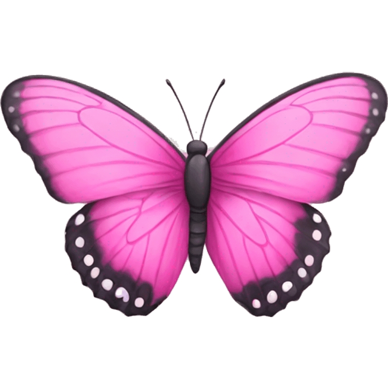 pink butterfly emoji