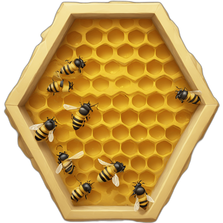 bee hive emoji