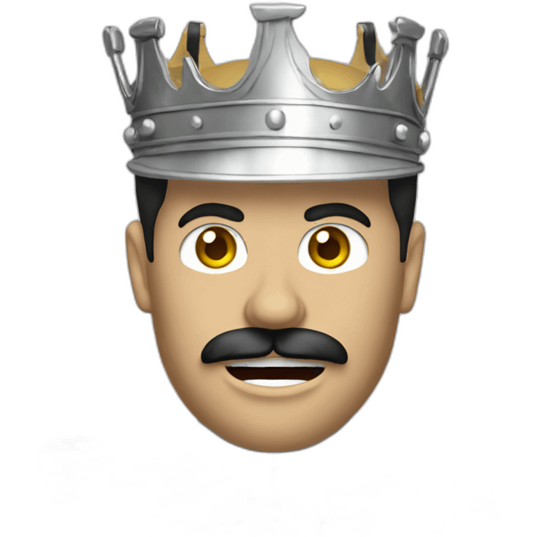 silver freddy mercury emoji