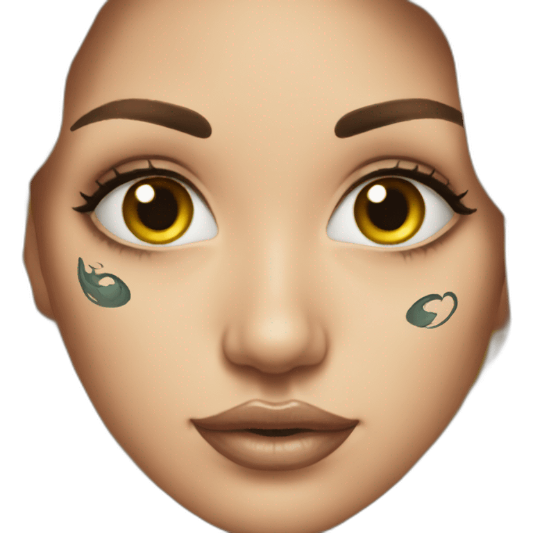 face tattoos emoji