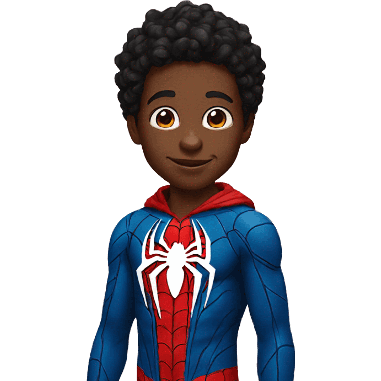 Spider man Black boy emoji