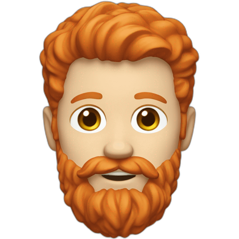 red head beard men expert figma emoji