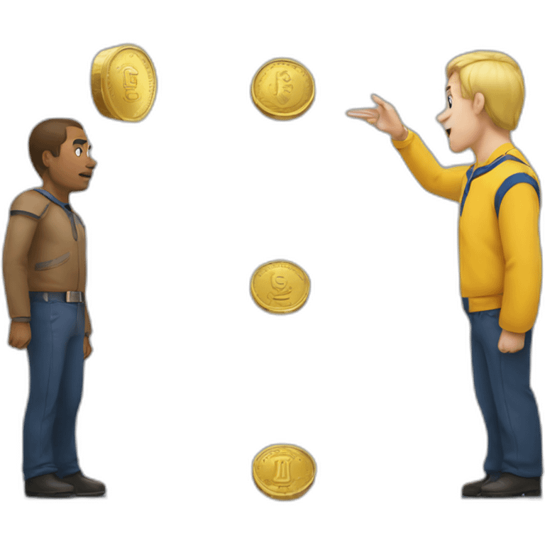 coin toss emoji