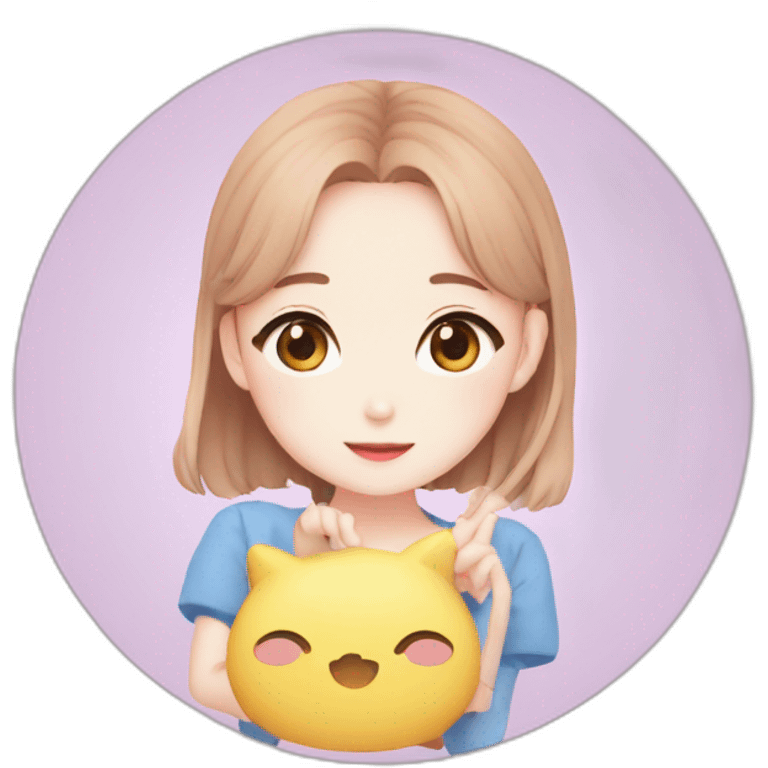 chuu from loona emoji