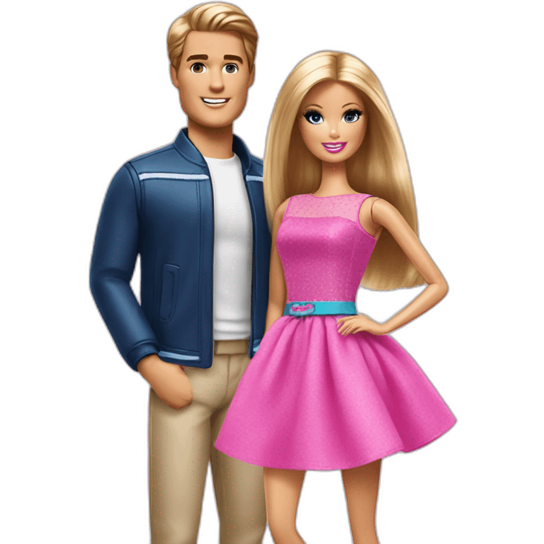 Barbie and Ken emoji