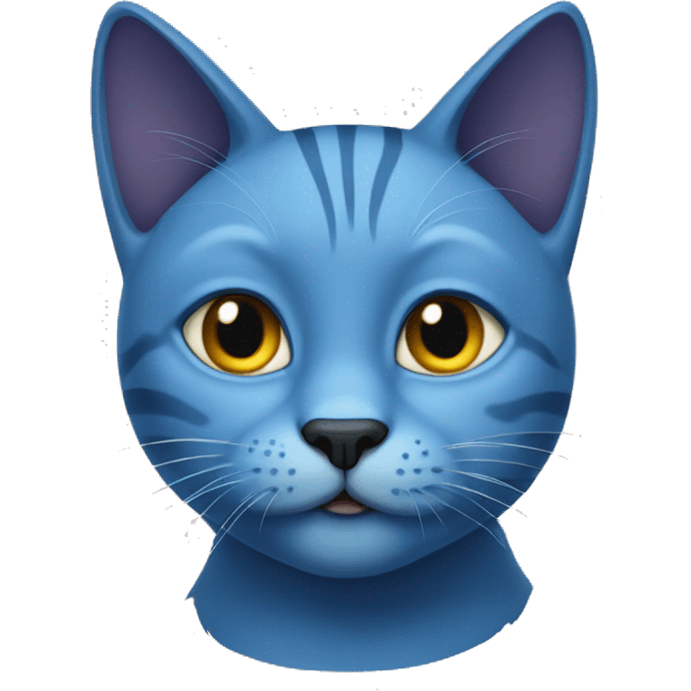 blue cat emoji