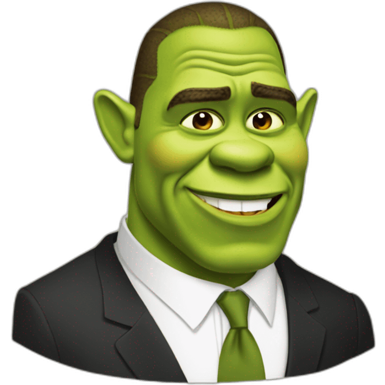 Shrek as obama emoji