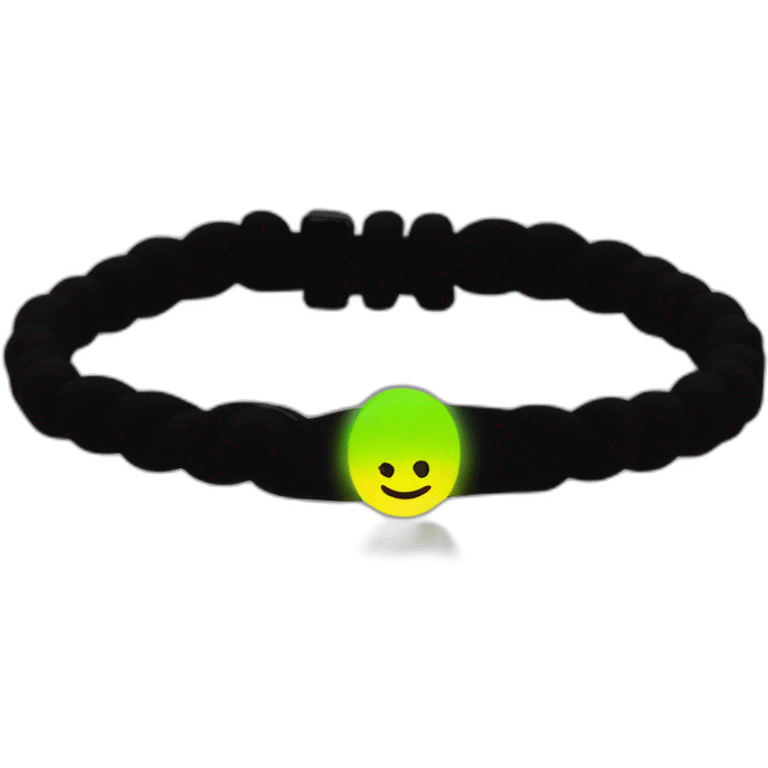 Glowstick bracelet emoji