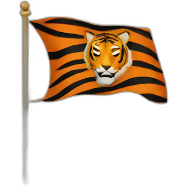 Tiger's flag emoji