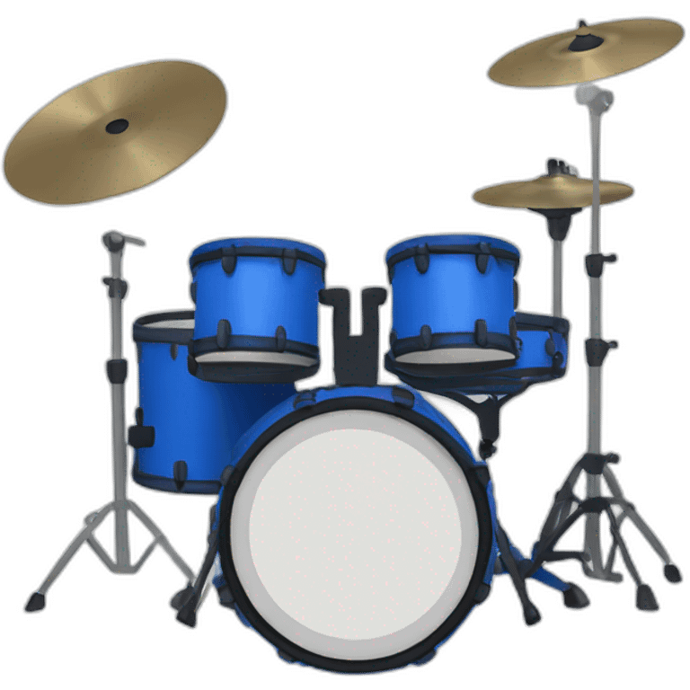 blue drum kit emoji