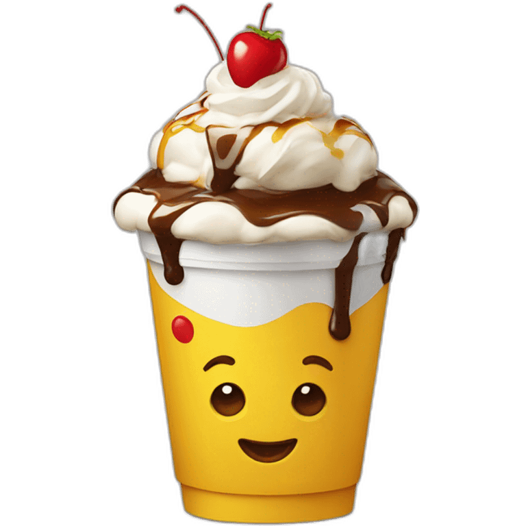 McDonald's Sundae emoji