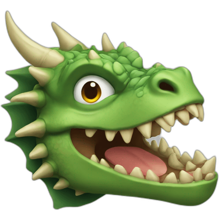 dragon dentes emoji