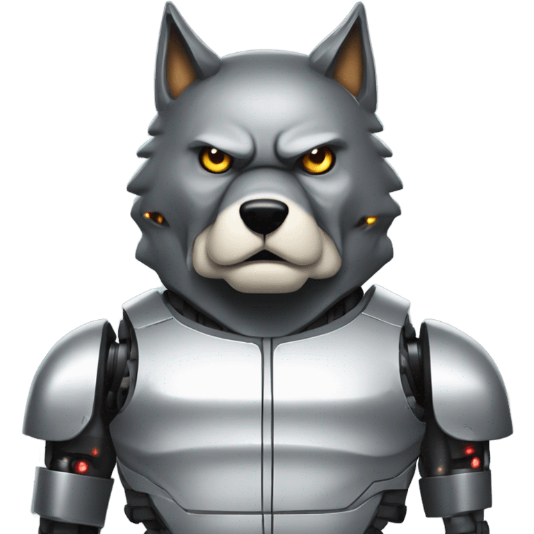 Fat robot wolf terminator  emoji