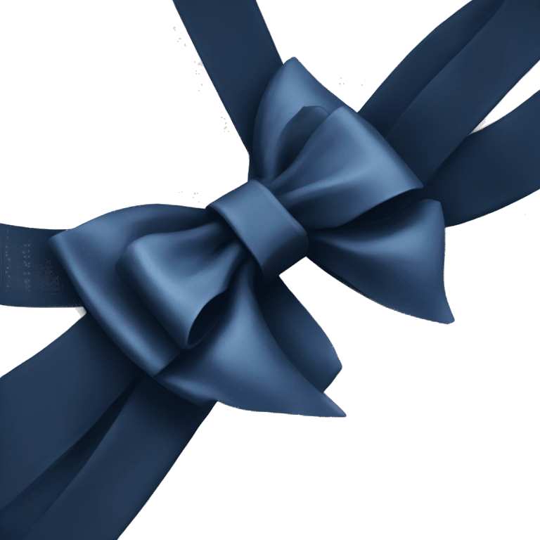 navy bow emoji