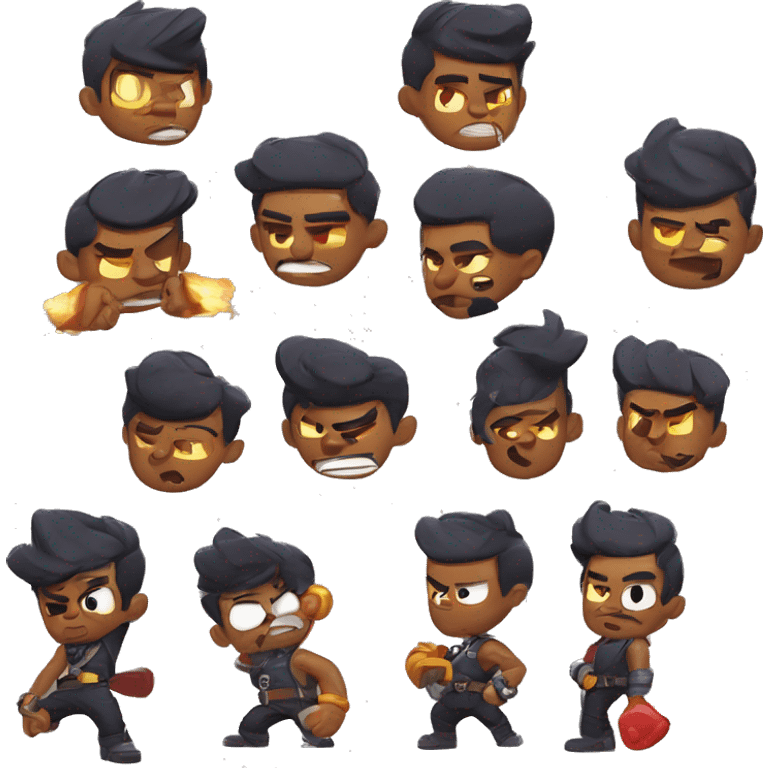 brawl stars oynayan çocuk emoji