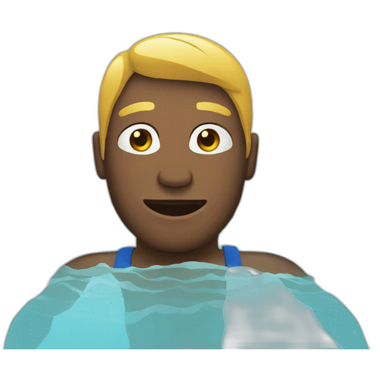 Swimming man emoji