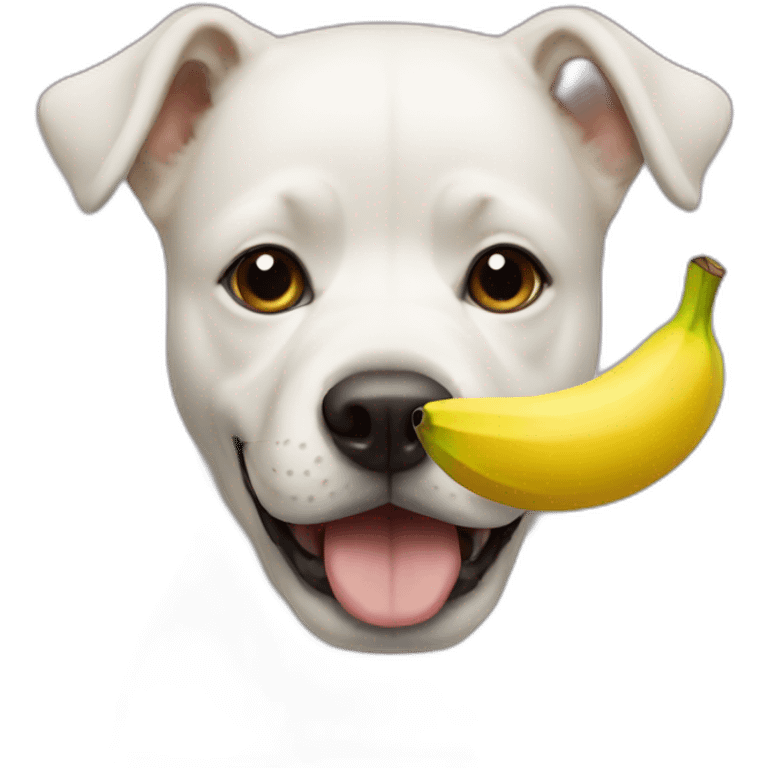 dog with banana emoji