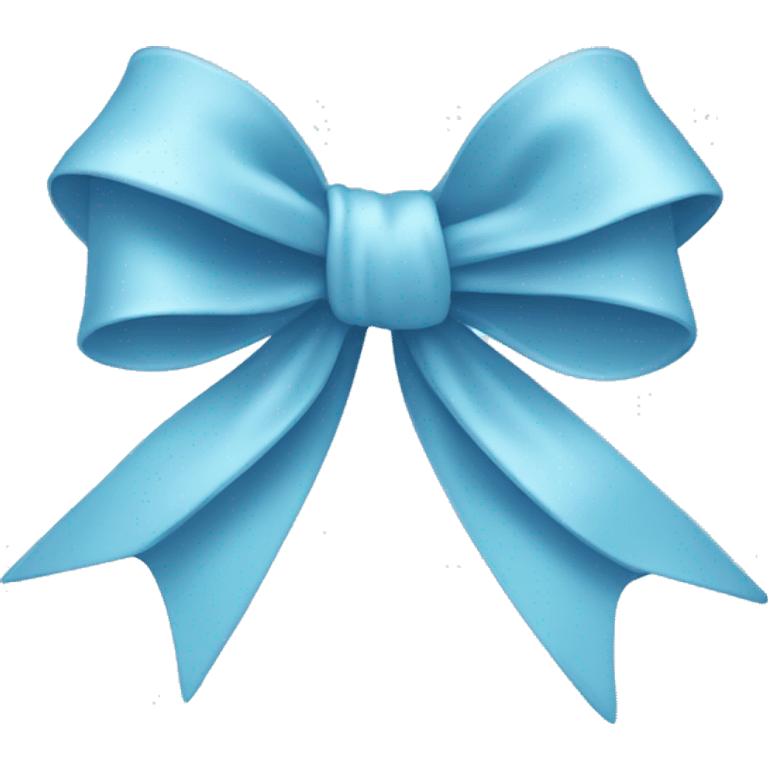 Light blue bow emoji