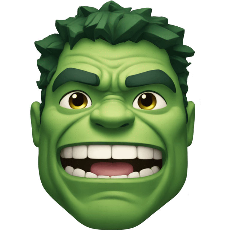 Hulk smiling emoji