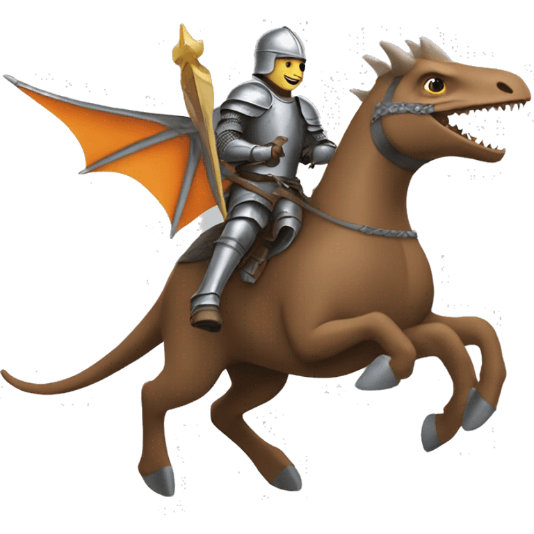 knight riding a pterydactyl emoji