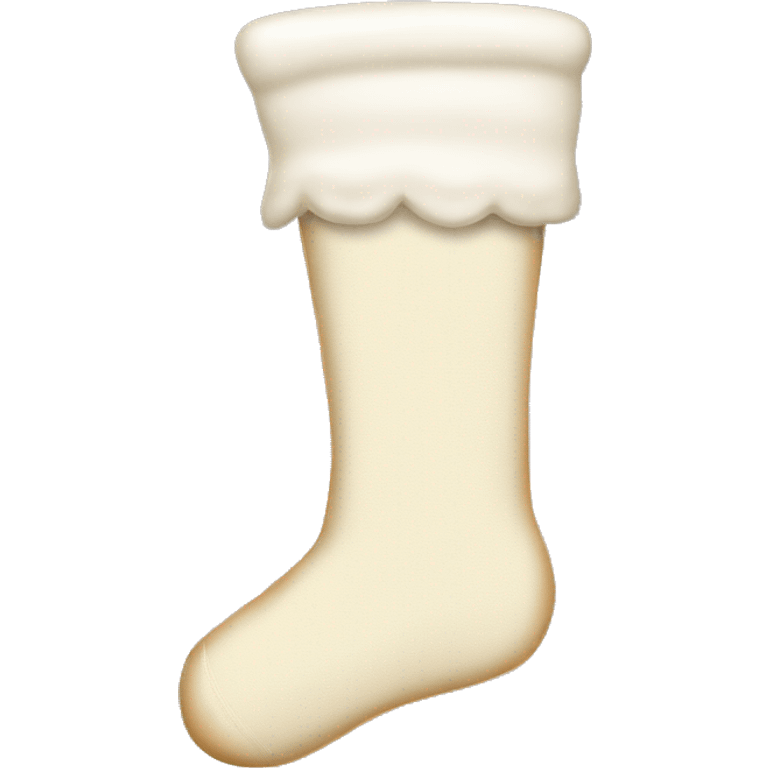 Cream stockings  emoji