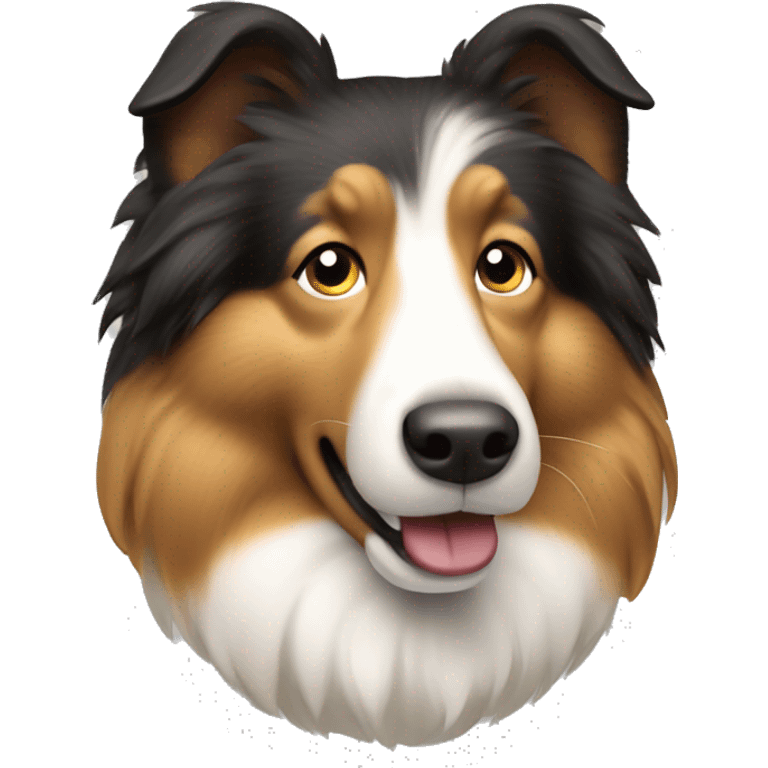 Shetland sheep dog emoji