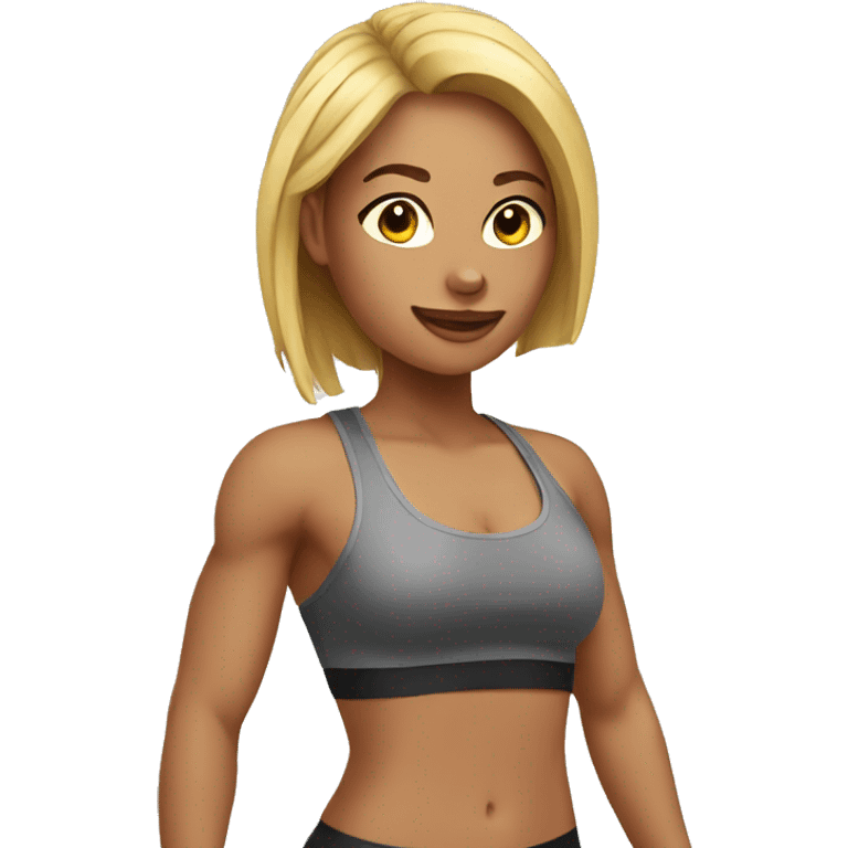 fitness girl emoji