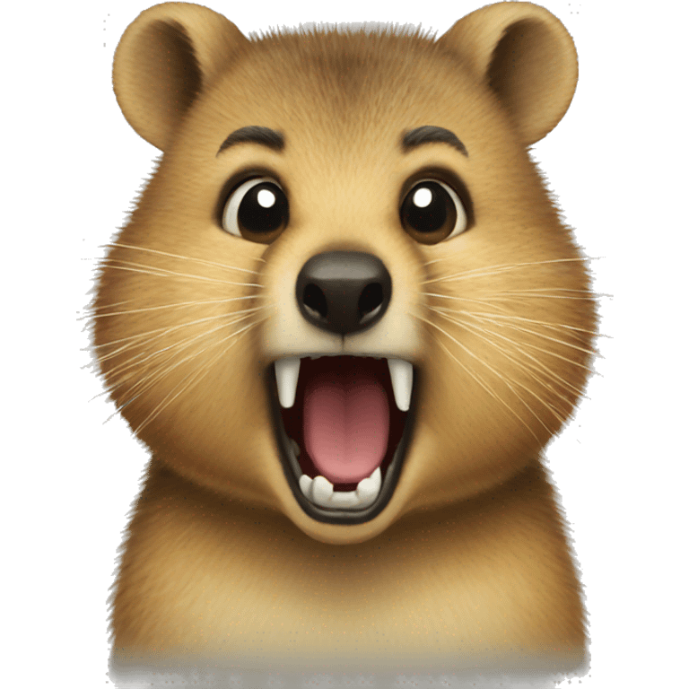 angry quokka emoji