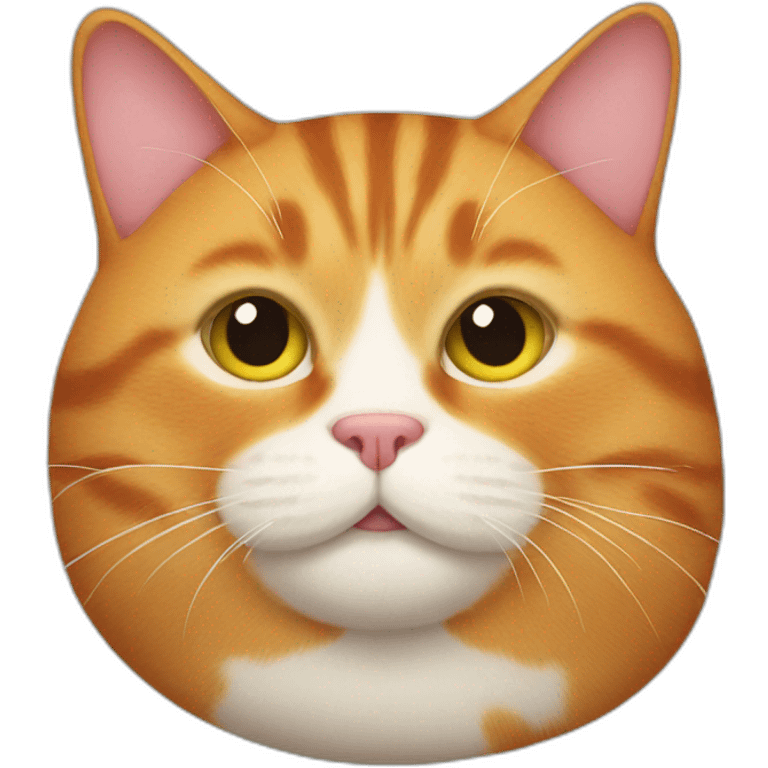 Fat Ginger cat  emoji