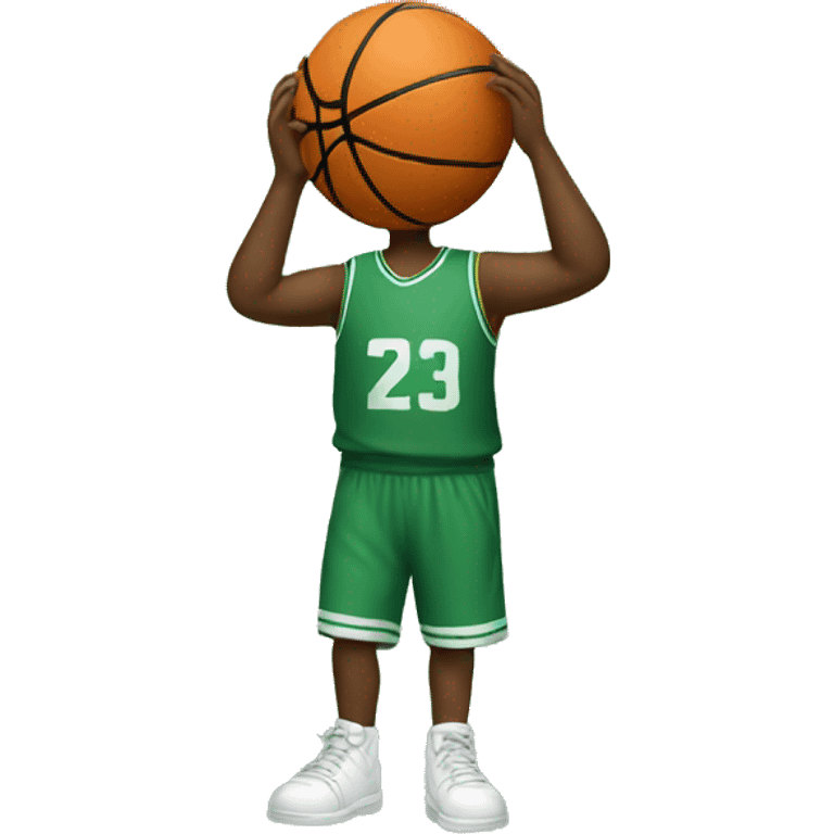 Basketball green emoji