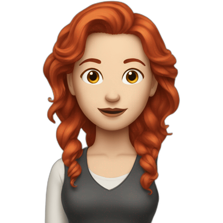 Justine Triet director red hair emoji