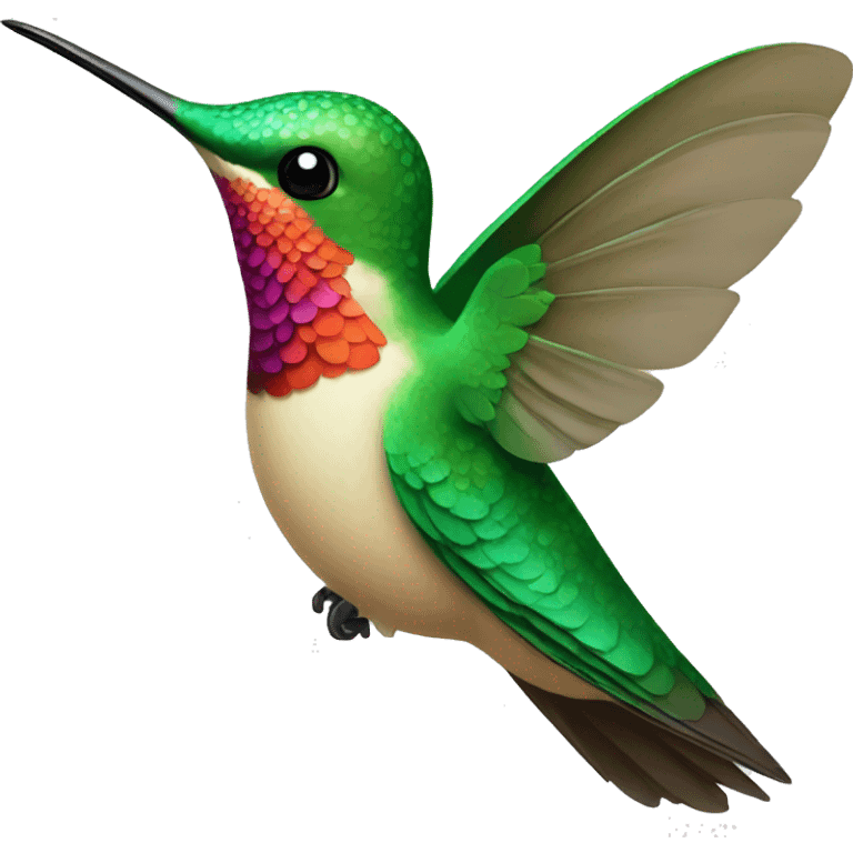 Beautiful hummingbird  emoji