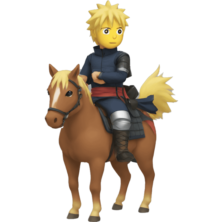 Naruto on a horse emoji