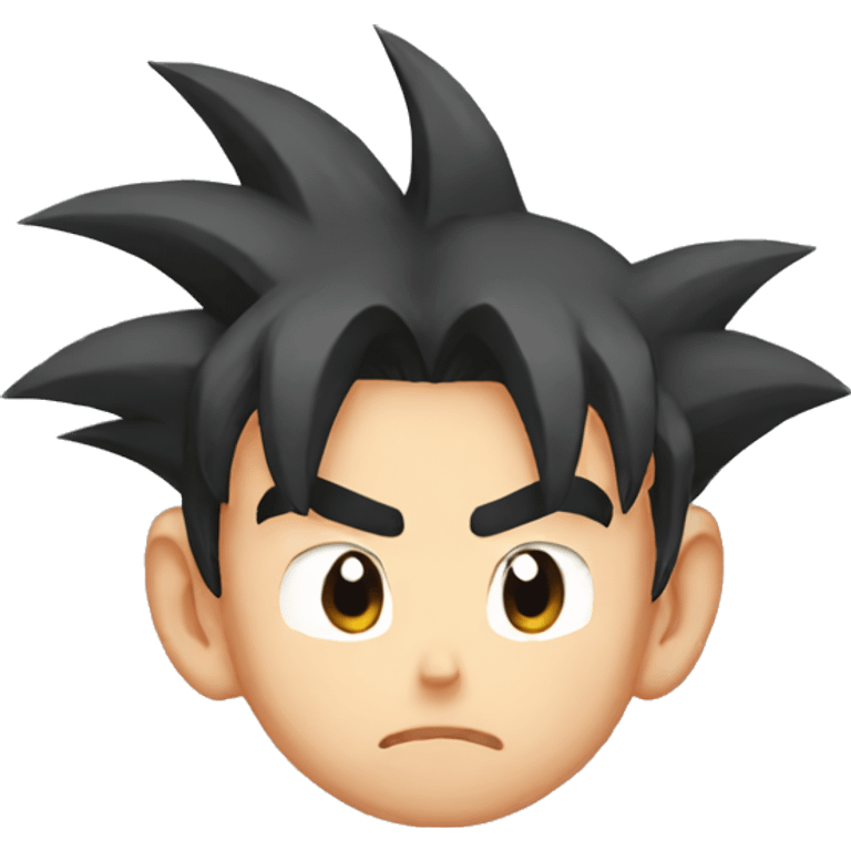 Goku sad emoji