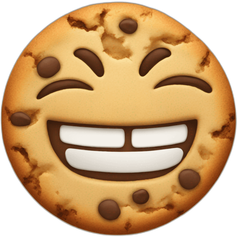 cookie smiling emoji