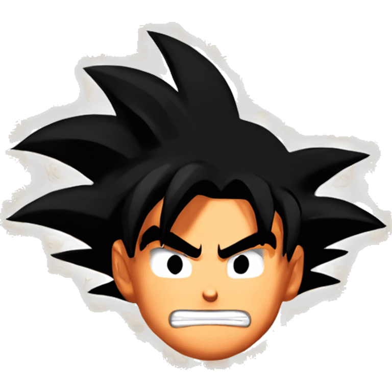 Goku from dragon ball z emoji