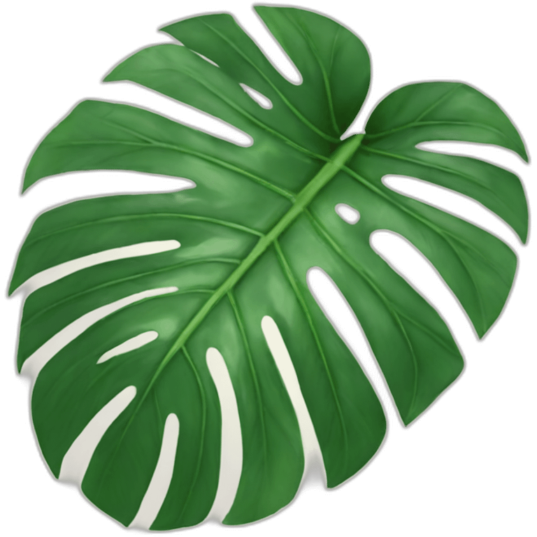 monstera leaf emoji